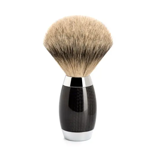 MÜHLE EDITION Shaving Brush, Silvertip Badger, Carbon