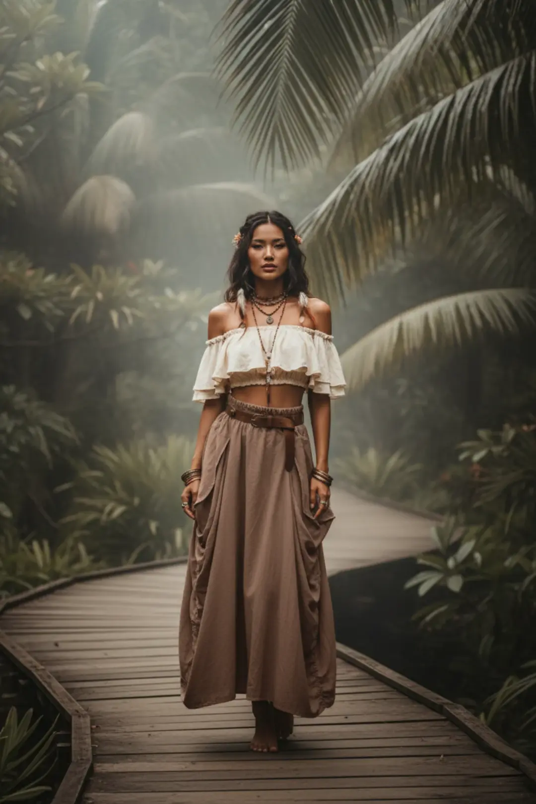 Maxi Skirt Alaina Desert Orchid