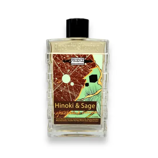 Hinoki & Sage Aftershave Cologne | An Instant Classic! | 100 ml (3.4 fl oz)