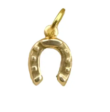 Vintage Horse Shoe Charm | Charm Bracelet & Necklace | Custom Charm Jewelry