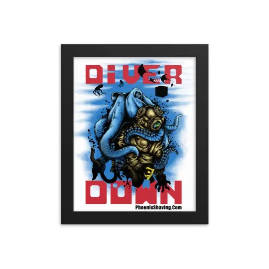 Diver Down Homage to the Original Seaforth Spiced! Framed Print