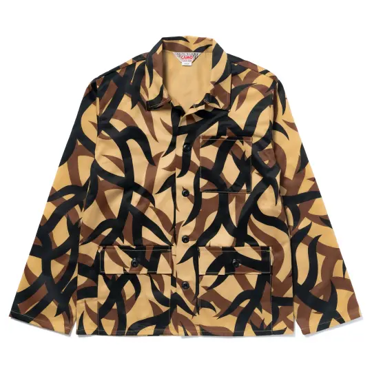 TRIBAL CAMOUFLAGE COMBAT JACKET