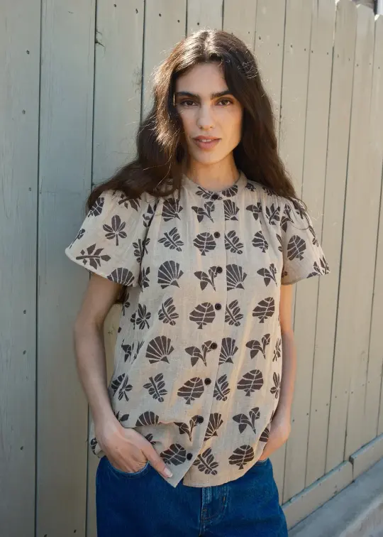 kenna top | spring 26 | wheat