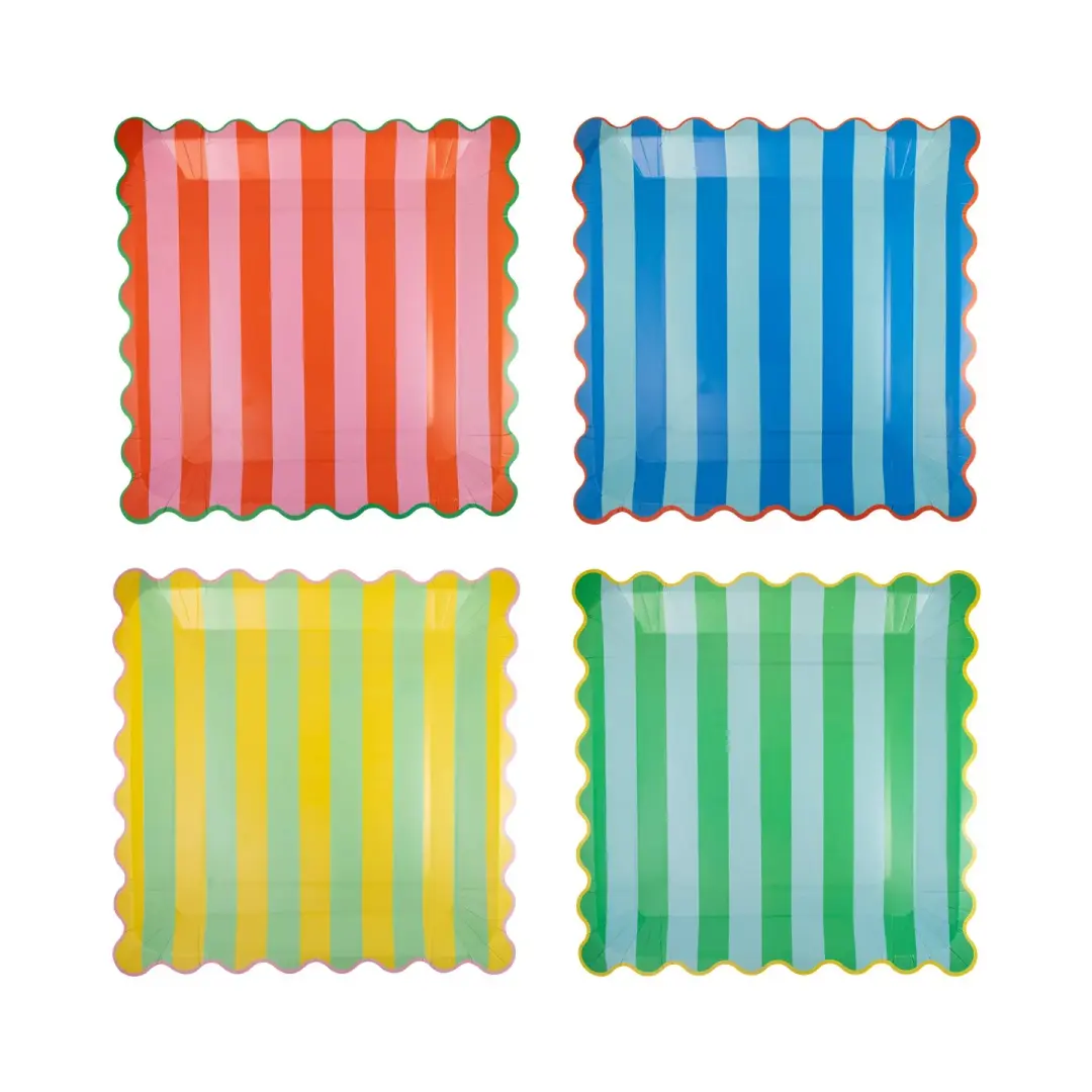 My Mind’s Eye Striped Plate Set