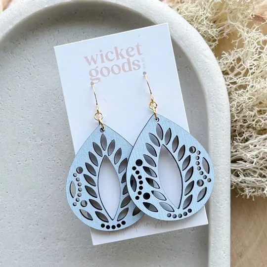 Plume Glacier Earrings