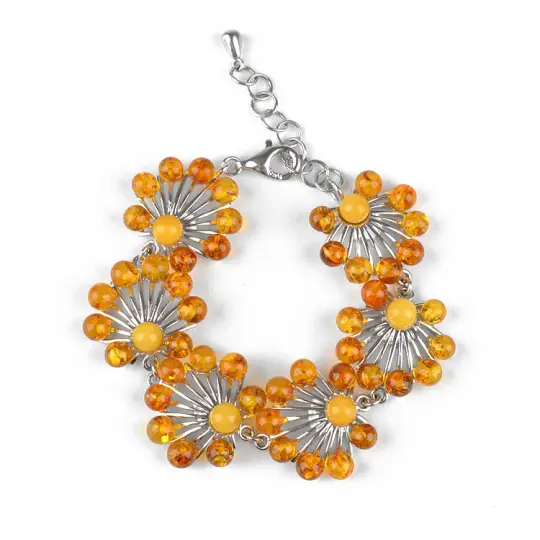 Unique Amber Fan Bracelet