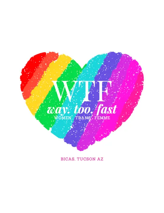 WTF Heart Postcard