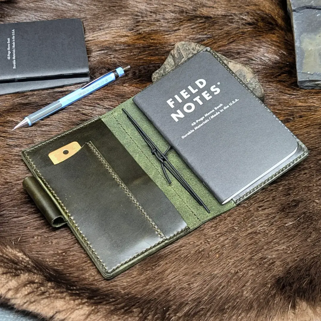 CUSTOM Traveller's Notebook | Pocket Velcro Cover for B.T.