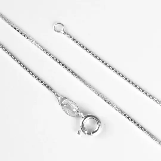 1mm Sterling Silver Box Style Chain