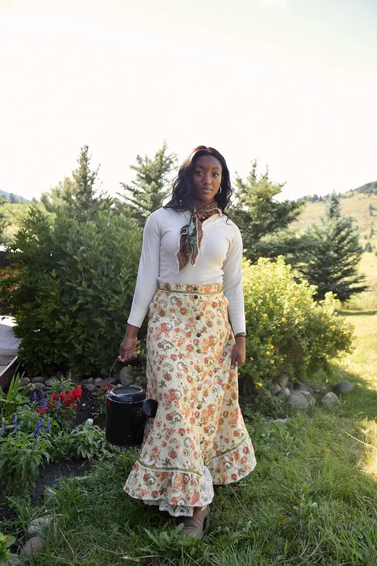 Prairie Skirt in Orange Blossom Special- Medium Available!