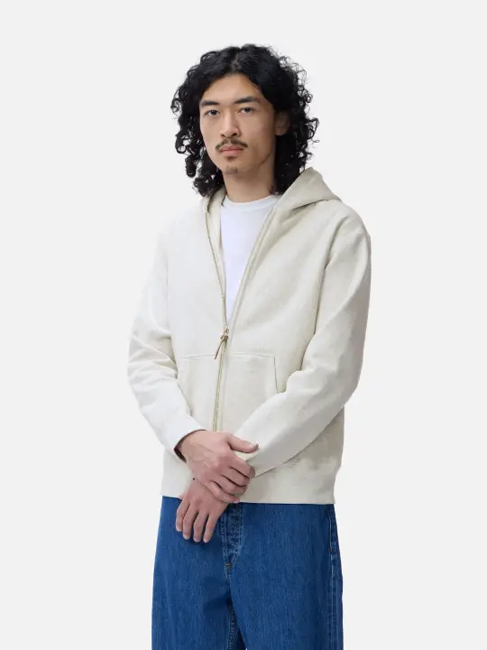 Heavyweight Zip Hoody ~ Oatmeal