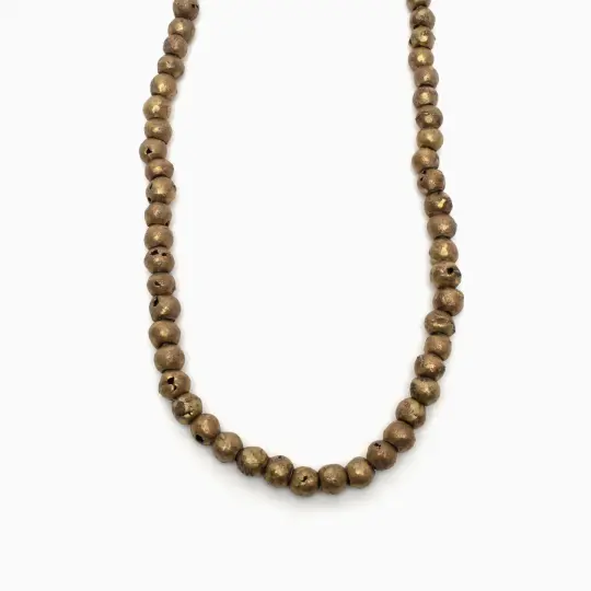 Strand of Brass Balls from Camaroon