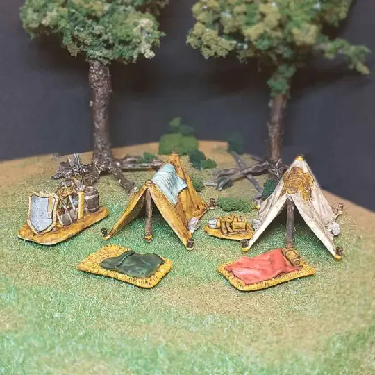The Wayfarer’s Bivouac – 28mm Adventurer Camp Terrain Set