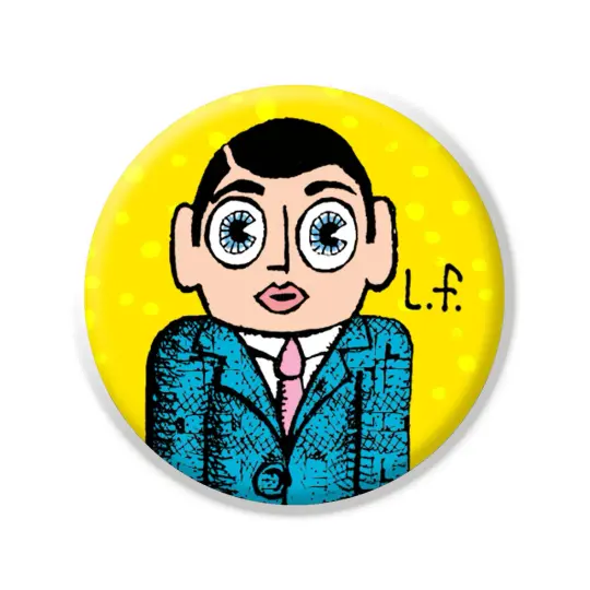 little frank 25mm badge