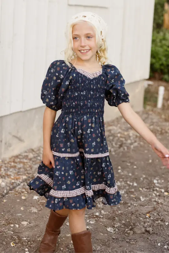 Mini Roselyn Dress in Midnight Lovelorn Ditsy
