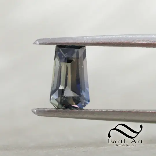 Unheated Tanzania Sapphire 1.18ct natural parti sapphire