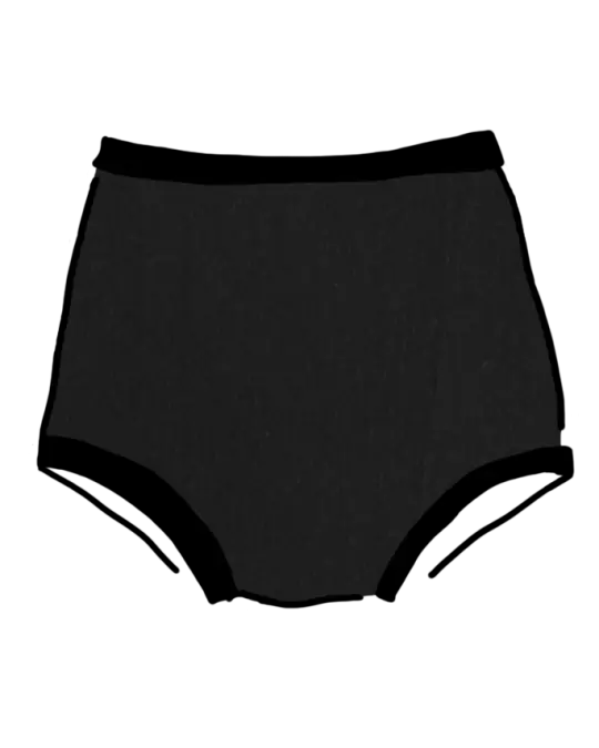 Swimwear Sky Rise Bottom Plain Black