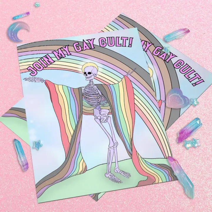 Join My Gay Cult Art Print