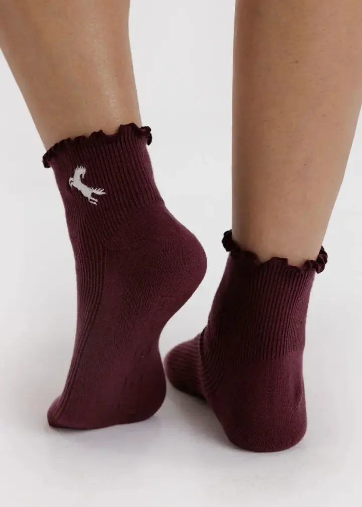 Baggu Lettuce Edge Socks