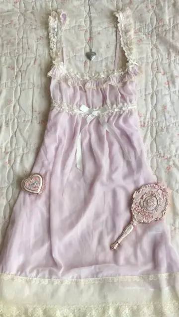 Charming Lavender Homecoming Dress ,A-Line Spaghetti Straps Lace Trim Summer Dress Cami Dress RS1153