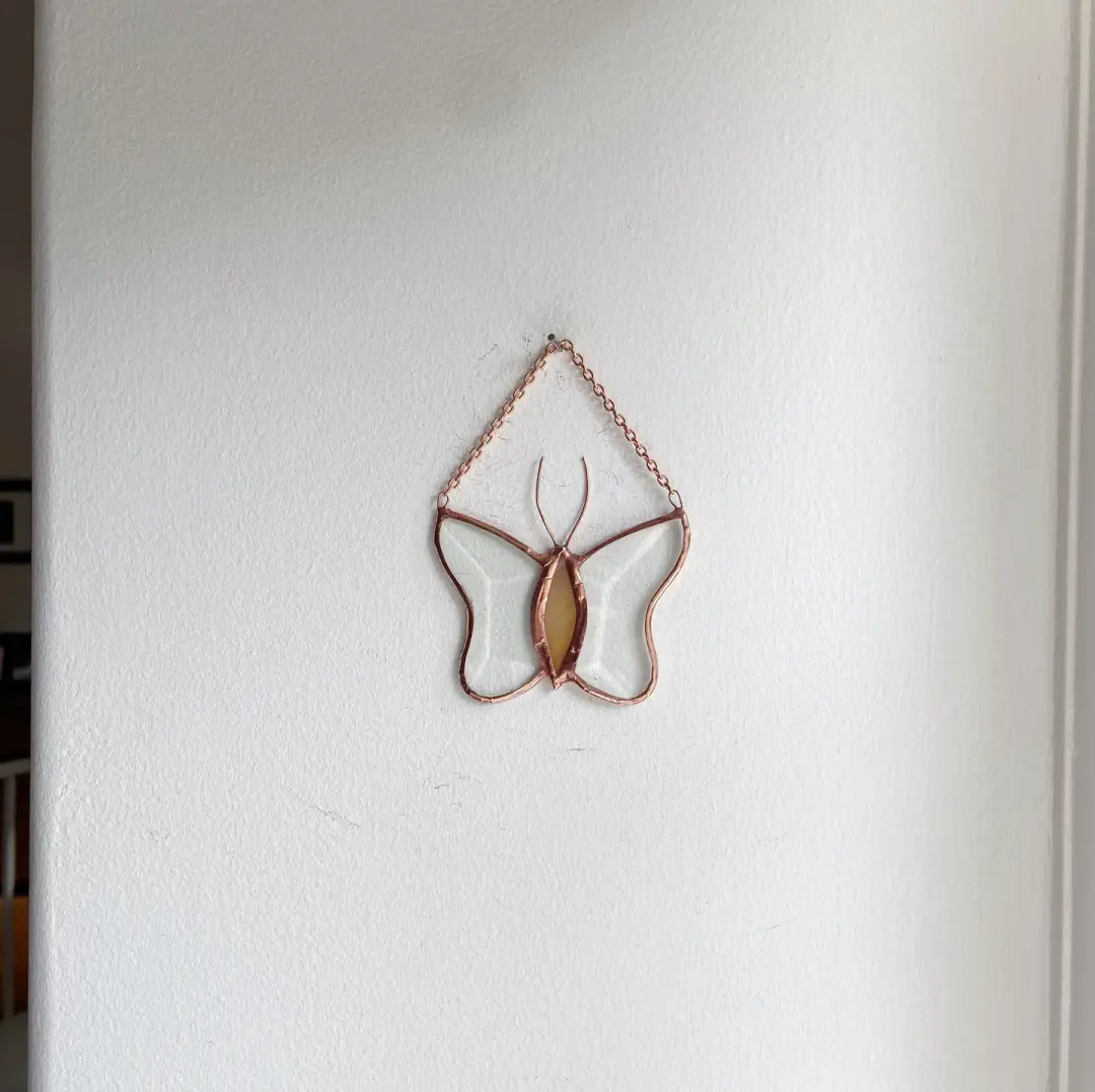 Beveled Glass Small Butterfly