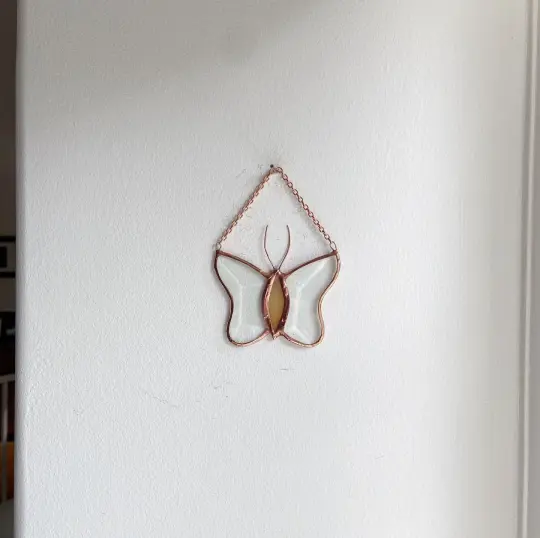 Beveled Glass Small Butterfly