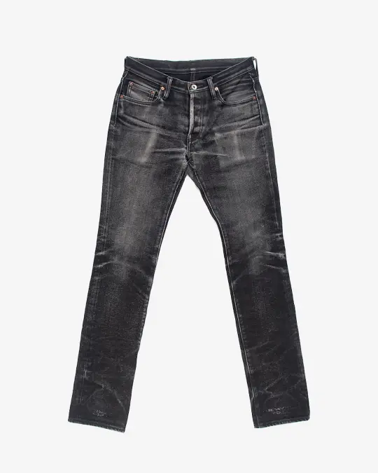 21oz Selvedge Denim - Superblack (Fades to Grey)