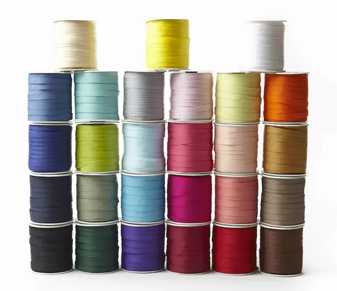 3/8 Inch Heavy-Weight (higher thread count) Classic Grosgrain Ribbon with Woven Edge