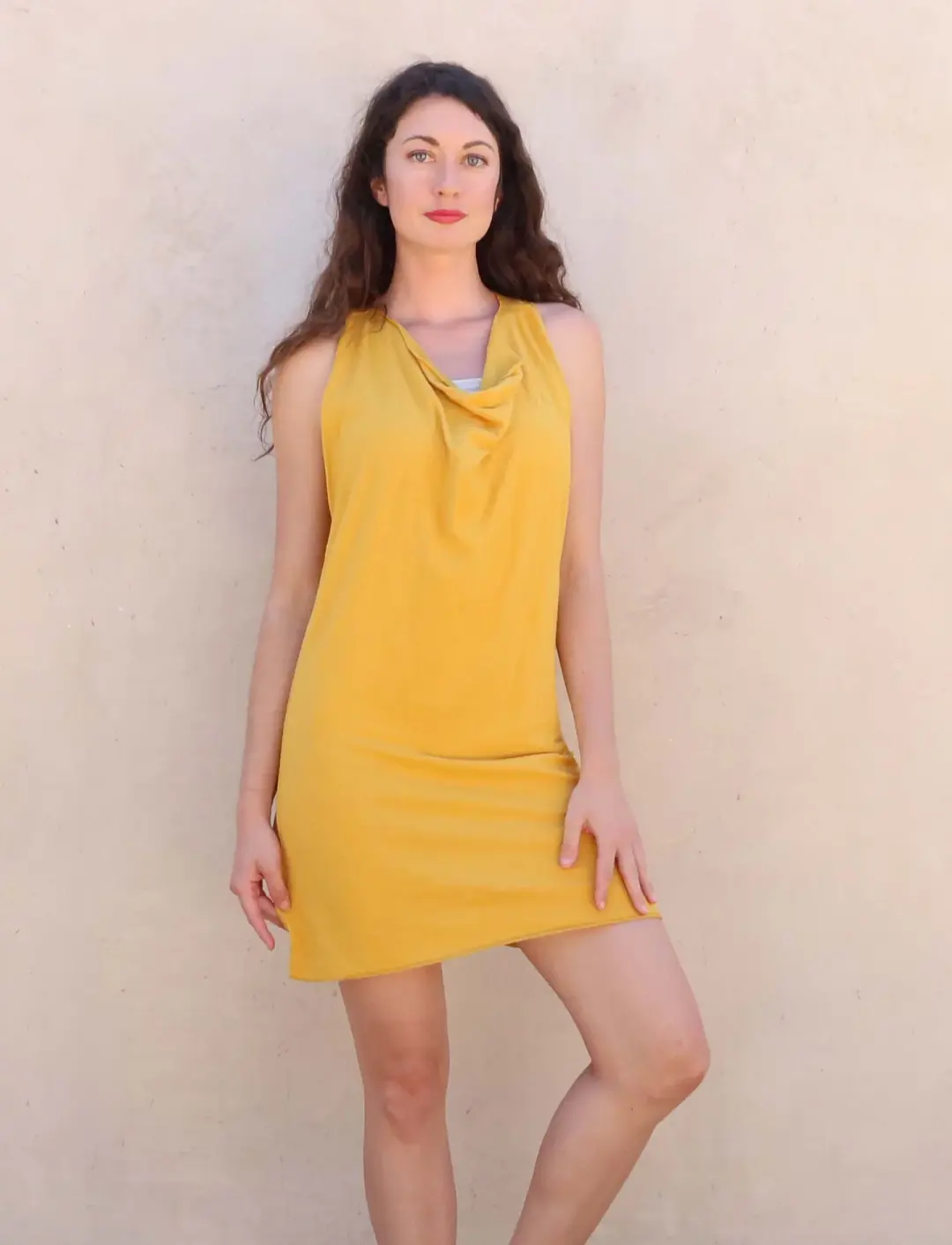 Float Neck Racerback Simplicity Tunic