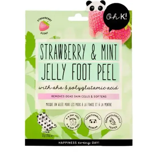 Strawberry & Mint Jelly Foot Peel