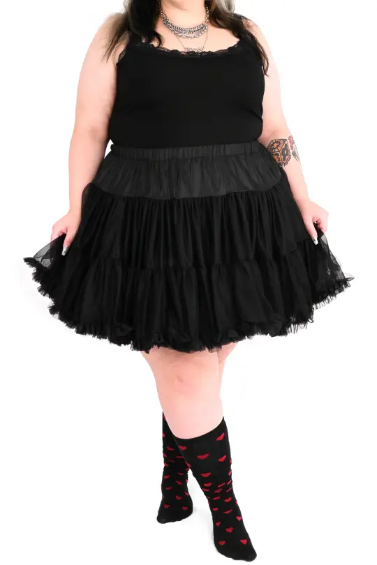 Fluffy Black Petticoat - XS & S left!