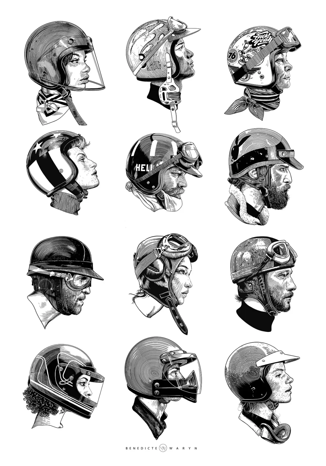 Helmets Poster