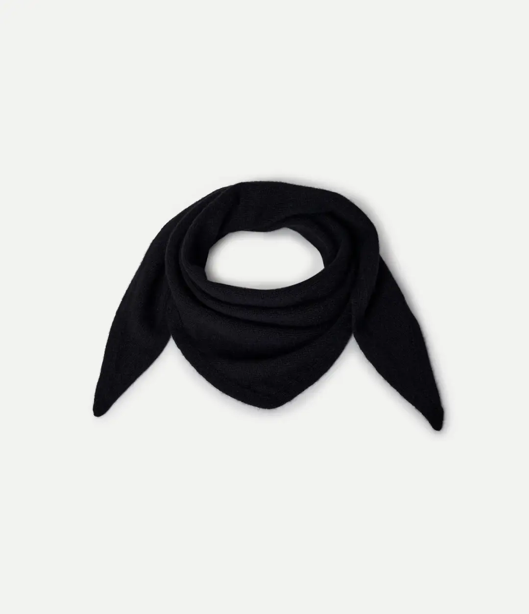 Small Merino Wool-Cashmere-Silk Triangle Scarf