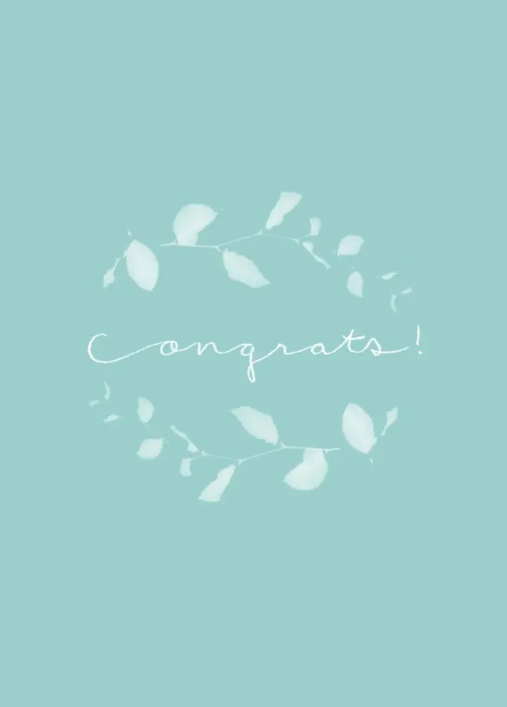 Congrats Gift Card