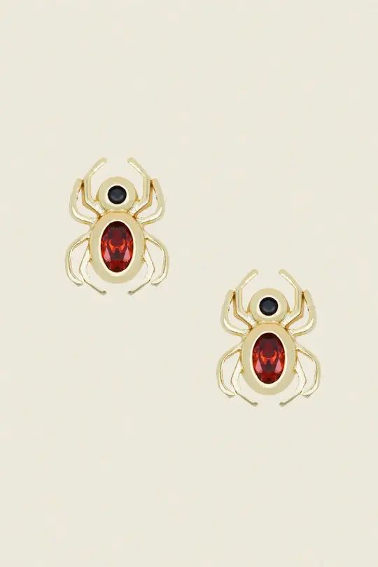 Spider Stud Earrings
