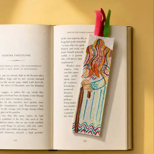 Hand-Painted La Danza de los Viejitos Bookmarks
