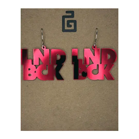 lnd bck / acrylic / red mirror