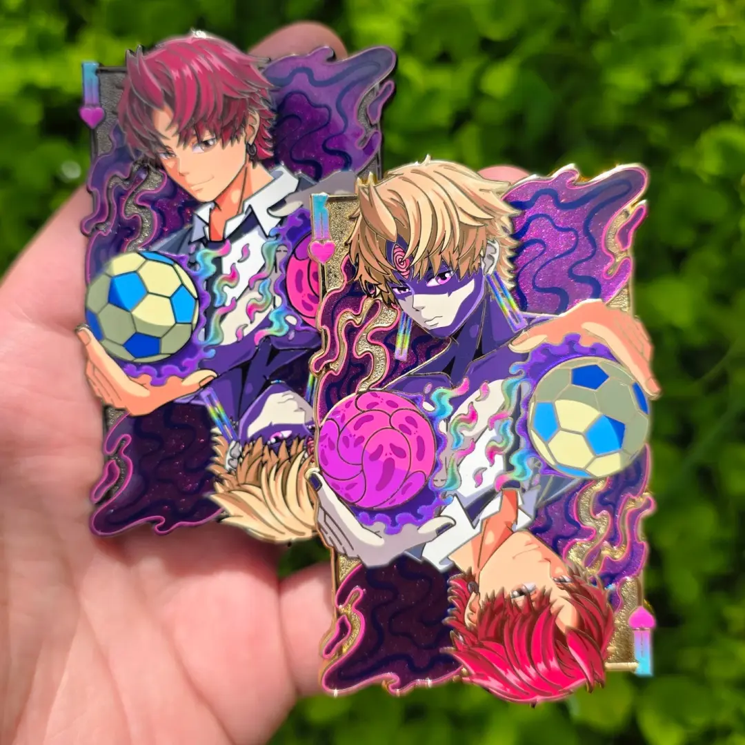King of Hearts Pin (Metal Sandblast Card)