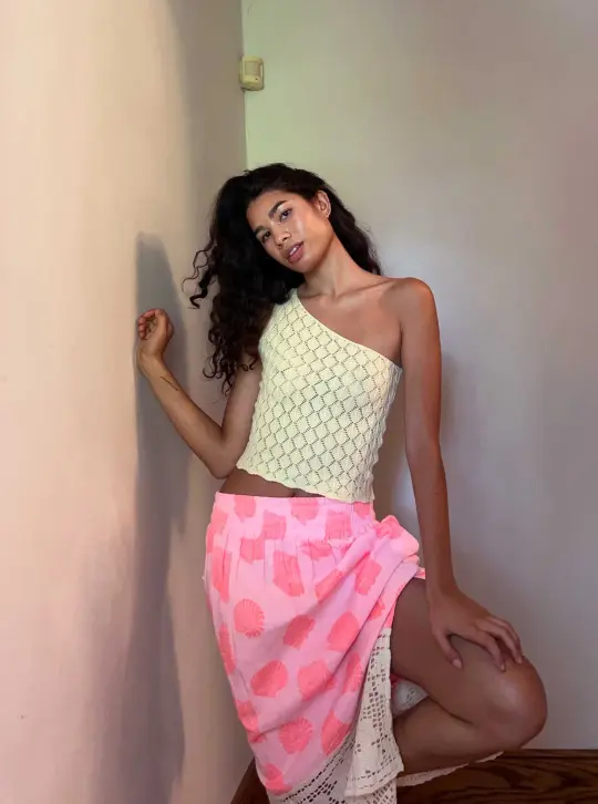 sample sale | crochet ramona skirt biscayne | XXS-3X