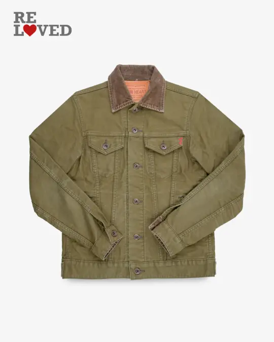 12oz Whipcord Modified Type III Jacket - Olive Drab Green (IH-526-ODG) Size Small