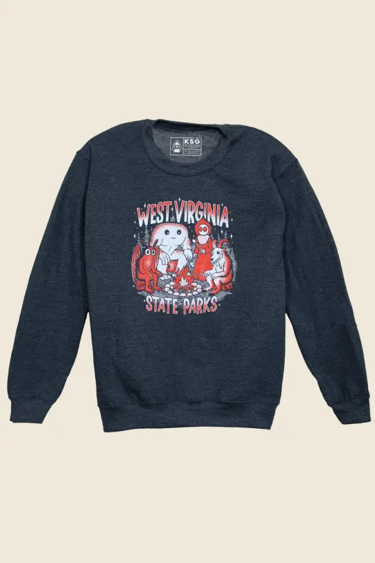 WV State Parks: Cryptid Campfire Sweatshirt