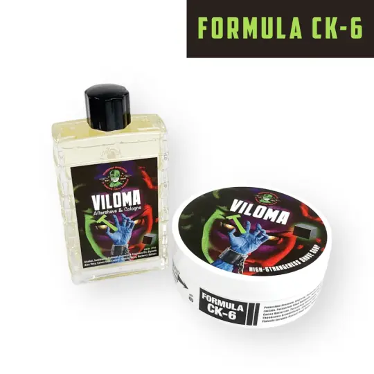 VILOMA Artisan Shave Soap & Aftershave Bundle | Ultra Premium CK-6 Formula | The World May Not Be Ready!