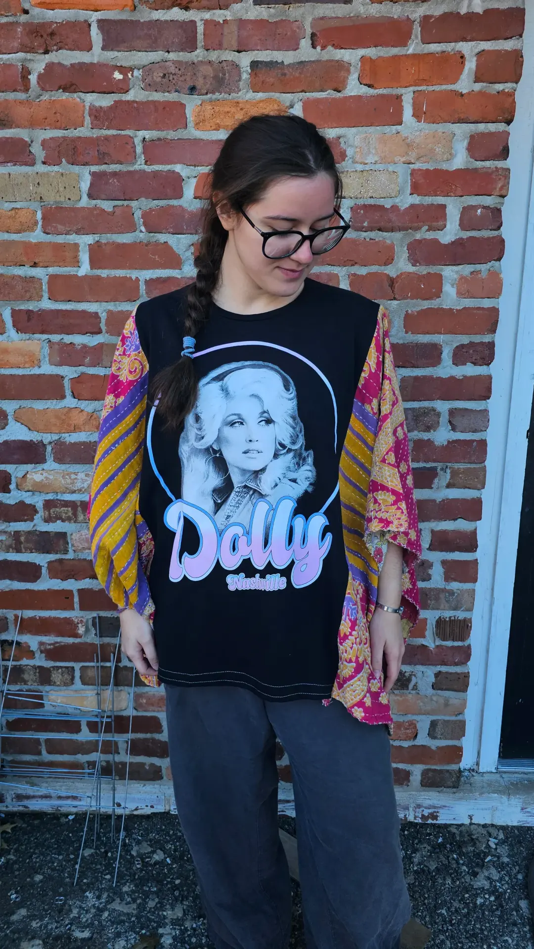 Dolly Parton Kantha Poncho