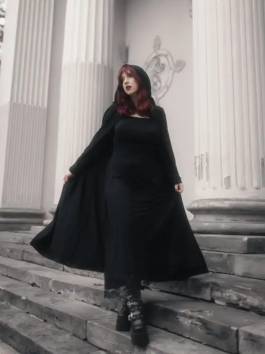 Długa peleryna
