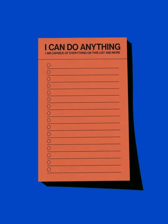 I Can Do Anything Notepad