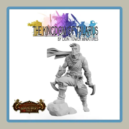 Render of Kotaro miniature of the Kingdom of Talarius
