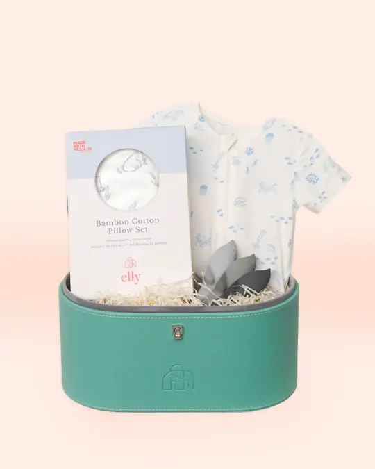 Deluxe Blue Baby Keepsake Gift Set
