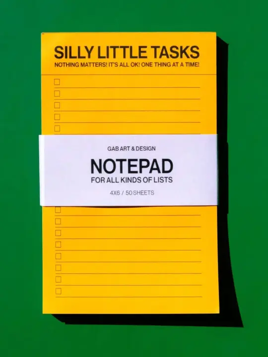 Silly Little Tasks Notepad