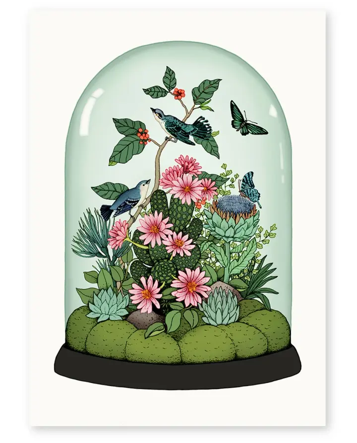 'Botanical Dome' Limited Edition Art Print