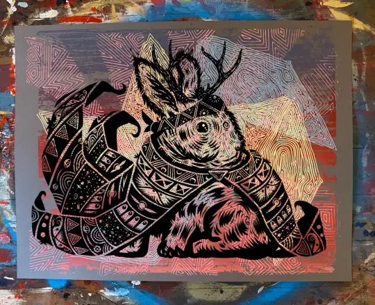 The Haretic Screen Print